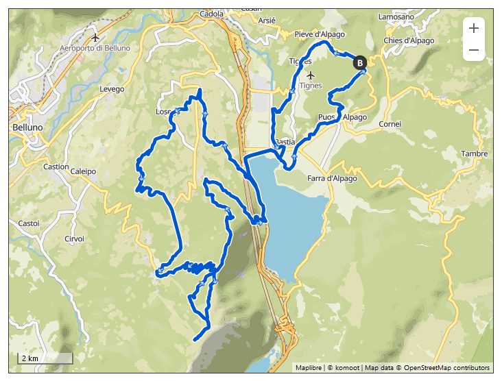 Bike Tour Alpago Nevegal